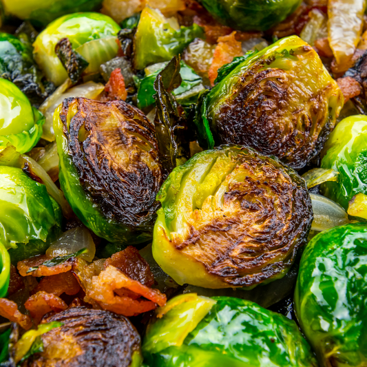 Maple Roasted Brussels Sprouts