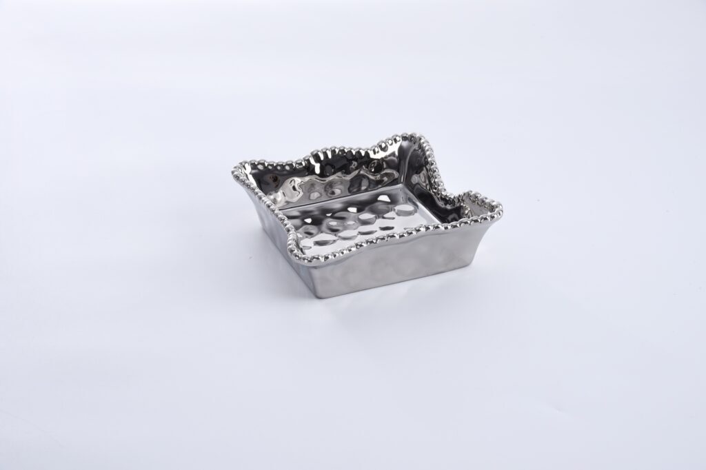 Silver Cocktail Napkin Holder