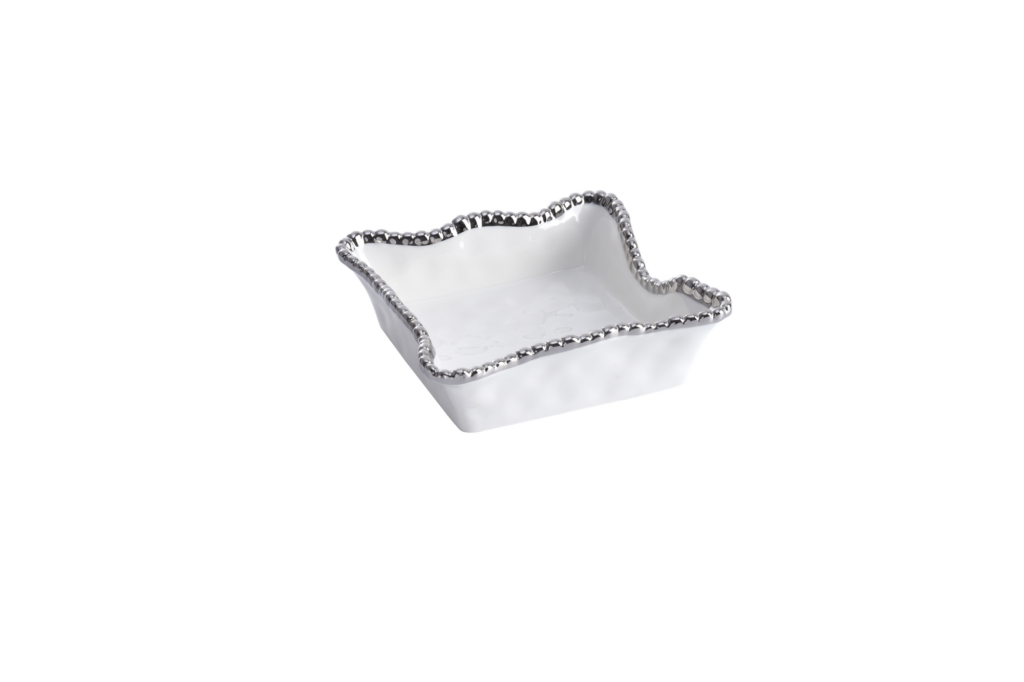 White Cocktail Napkin Holder
