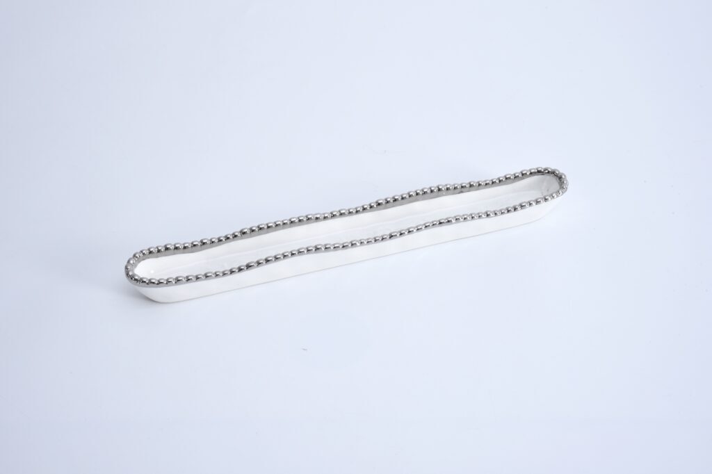 White Olive Serving Dish