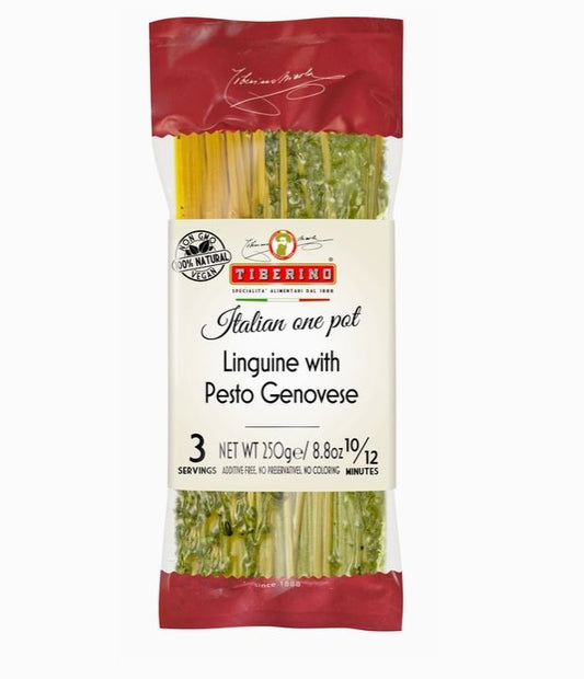 Linguine With Basil Pesto one pot dish