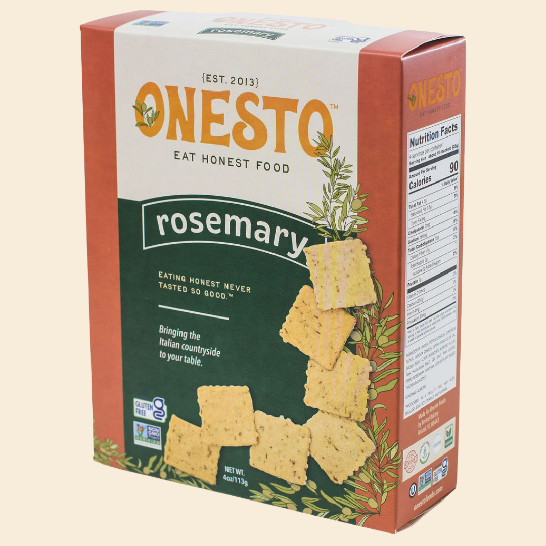 Onesto Rosemary Crackers