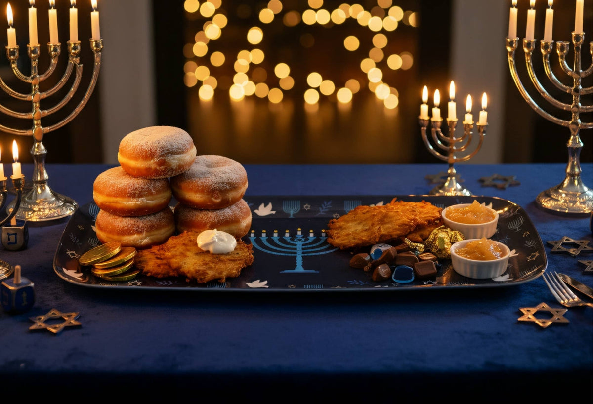 Hanukkah 15" Melamine Tray