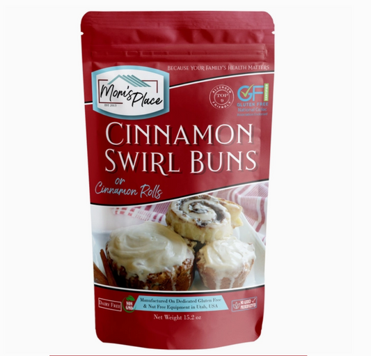 Gluten-Free Cinnamon Swirl Bun or Cinnamon Roll Mix