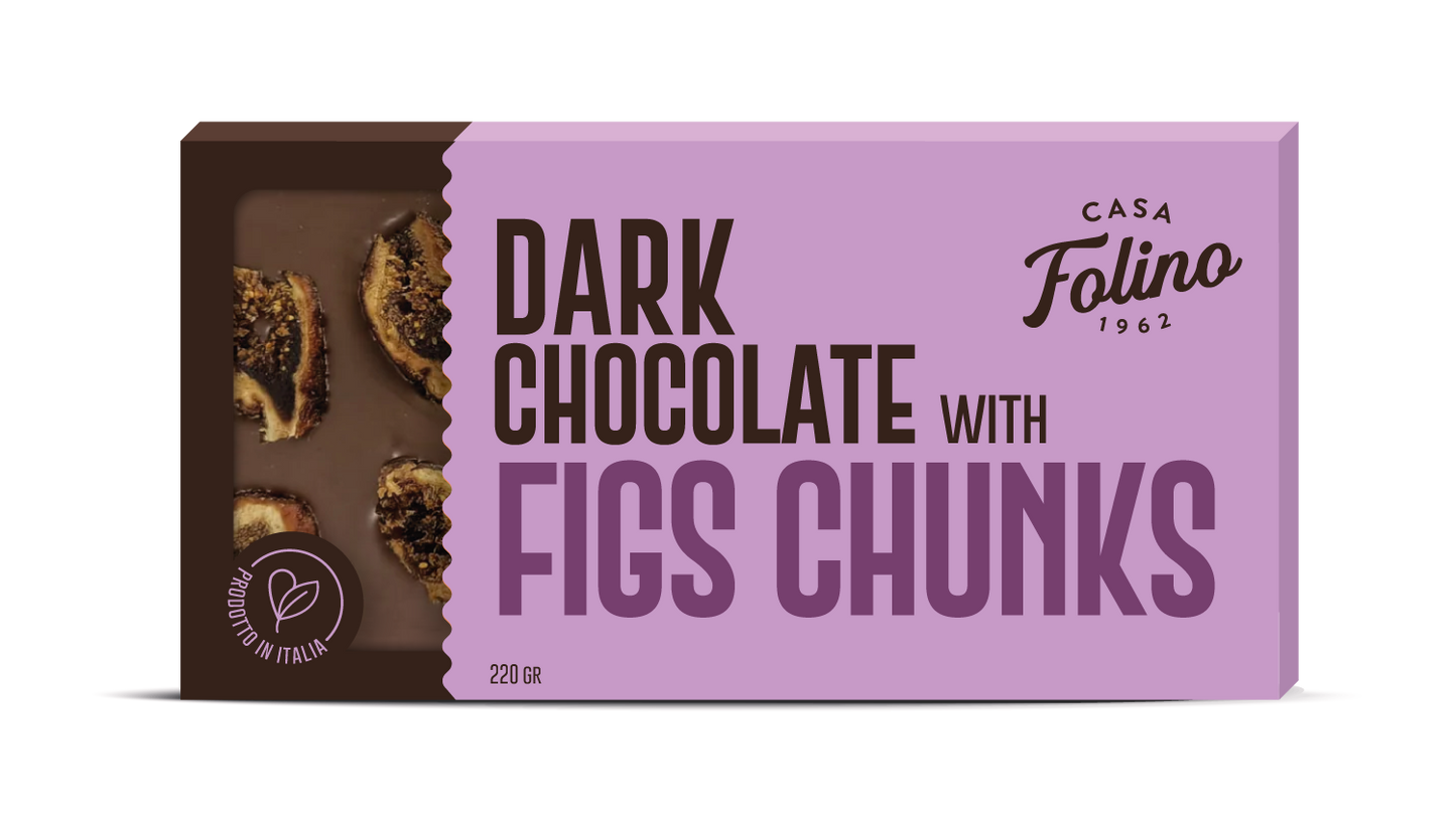 Dark Chocolate with Fig Chunks Chocolate Bar