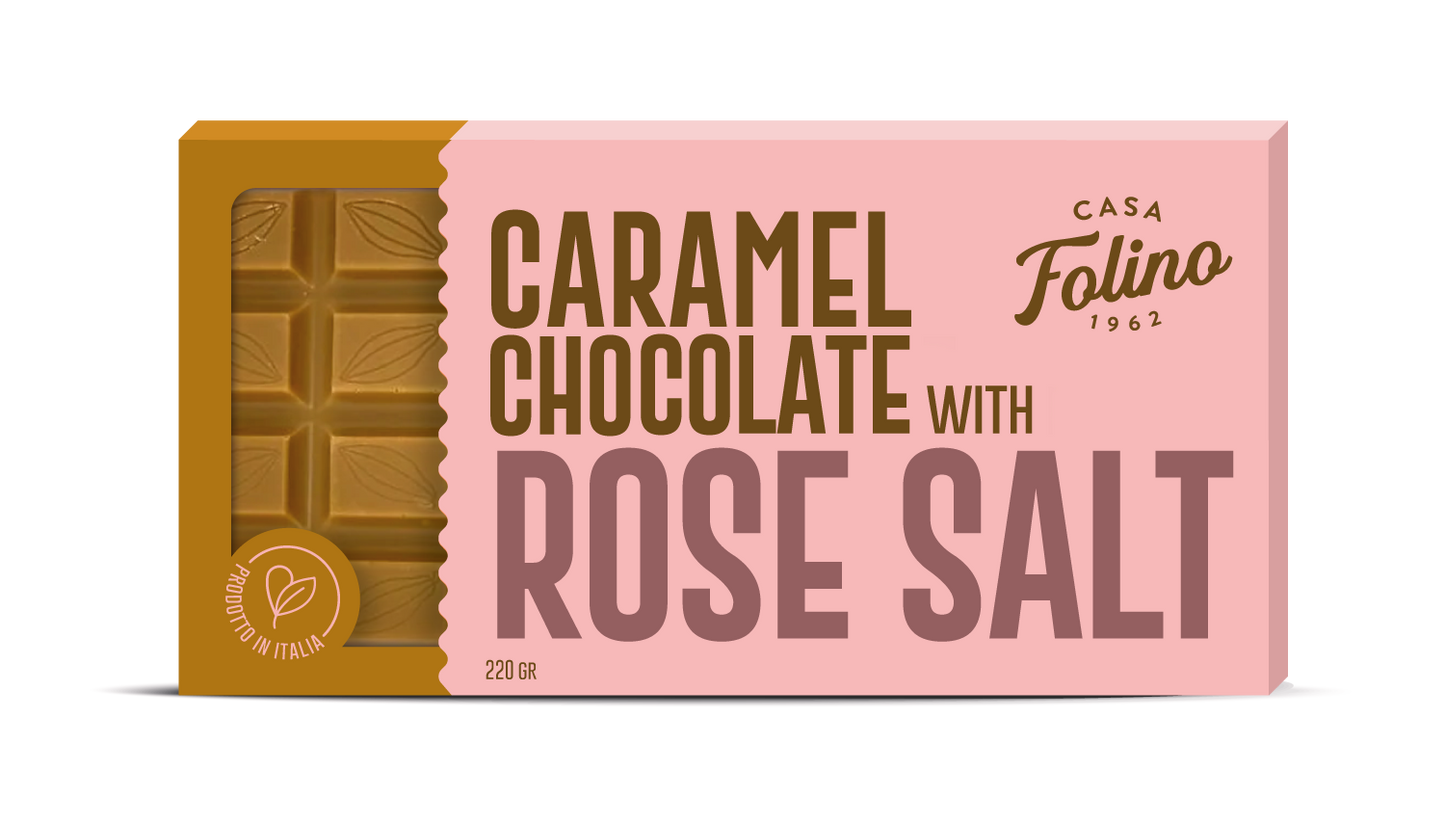 Caramel Chocolate with Rose Salt