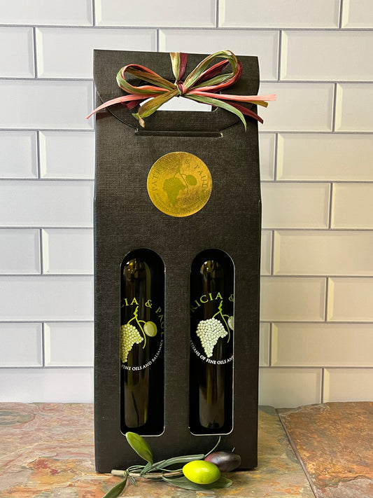 Two 375ml Bottles in black gift box