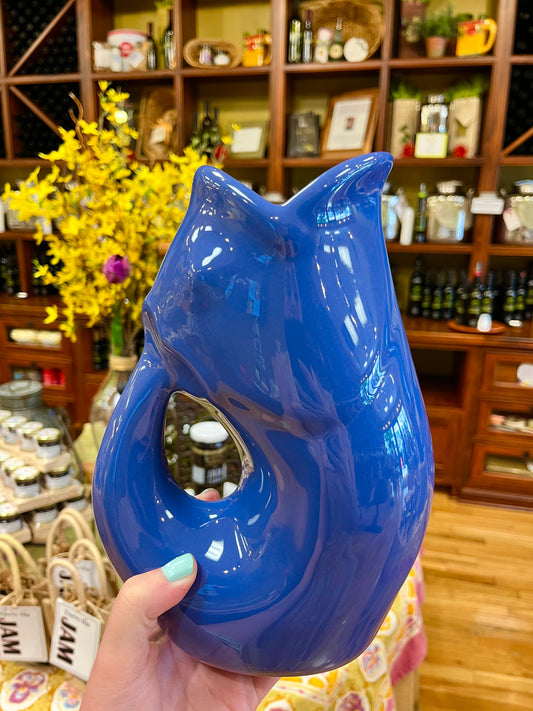 Indigo Gurgle Pot