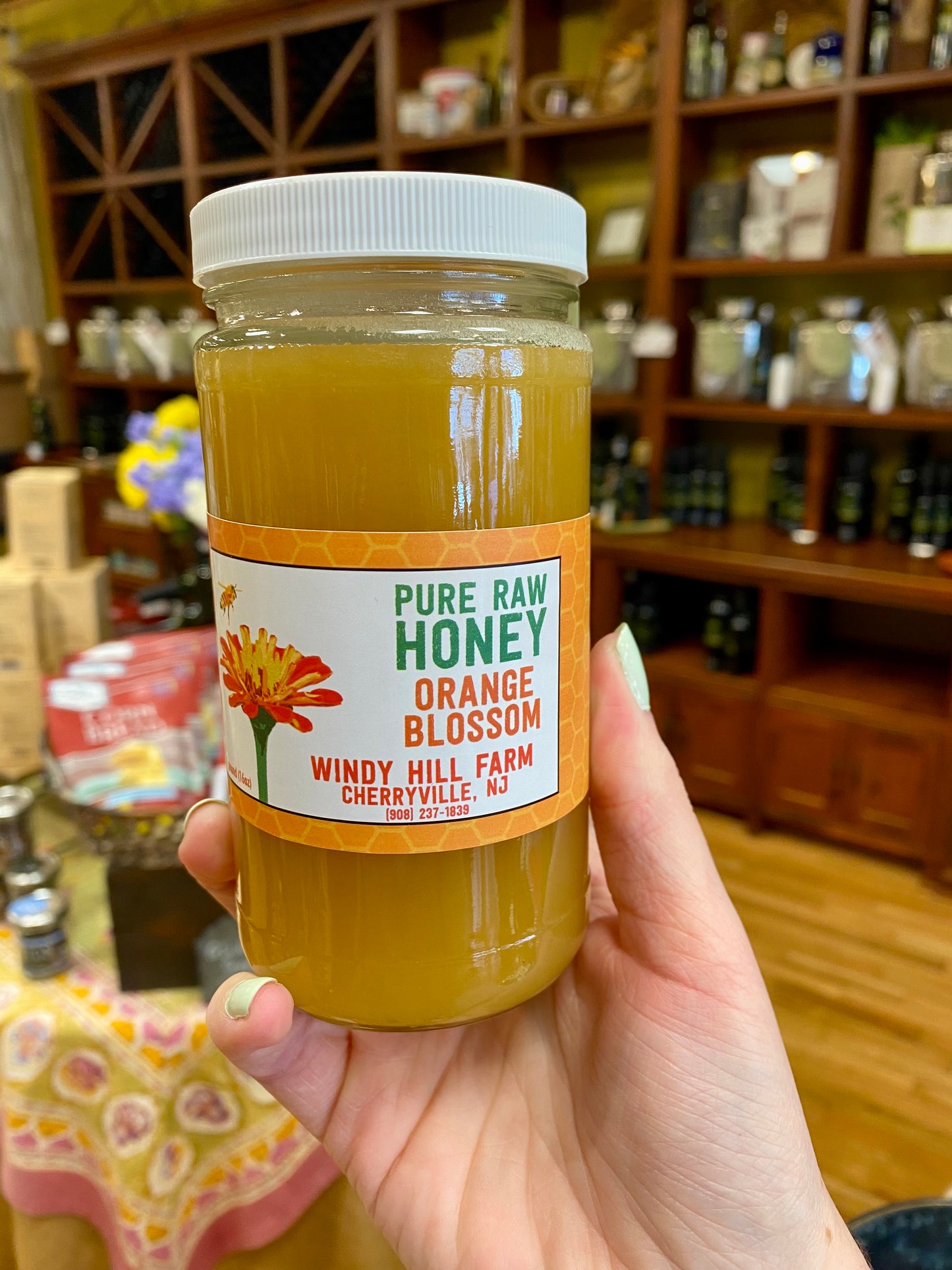 Pure Raw Local Orange Blossom Honey