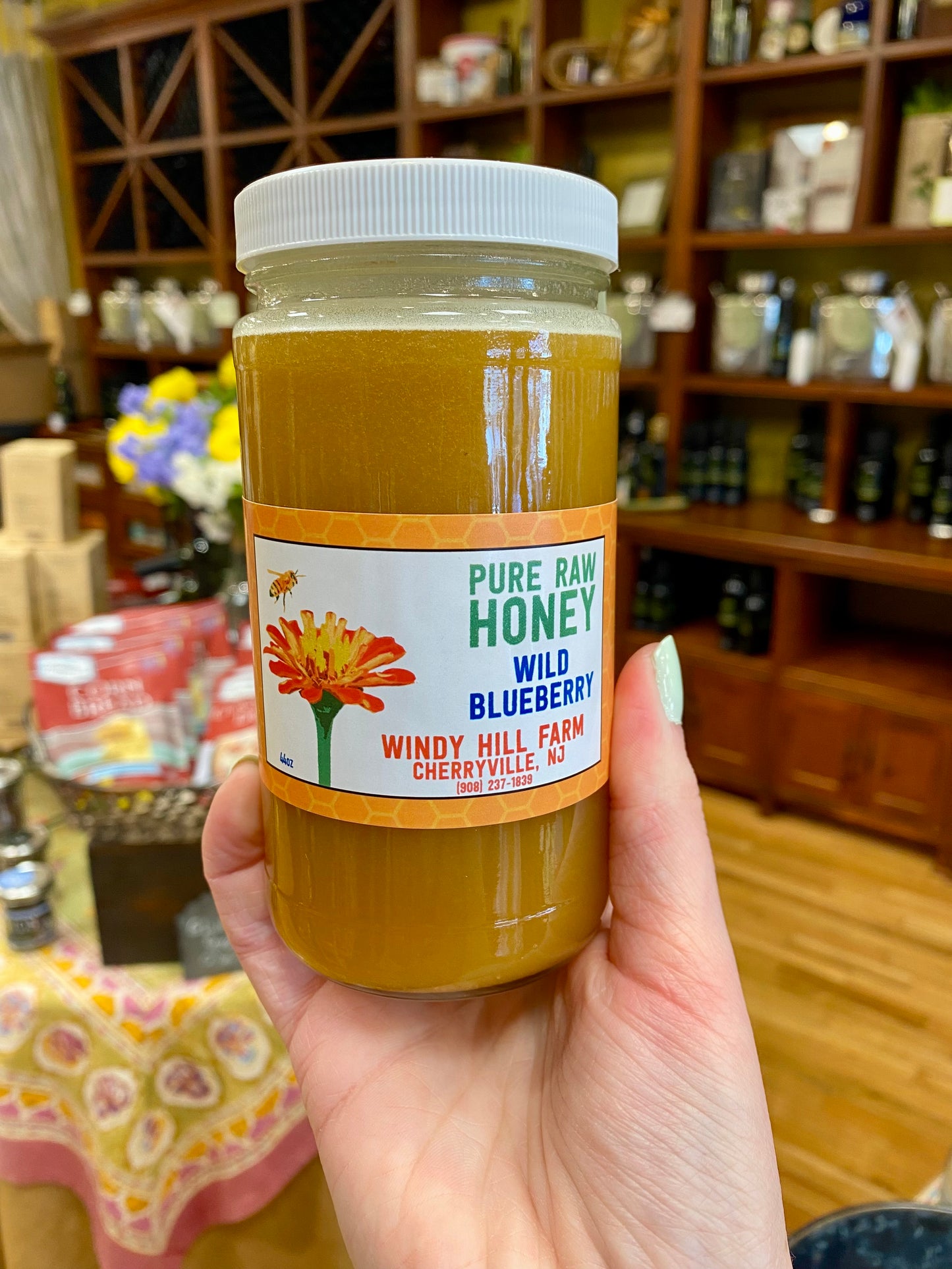 Pure Raw Local Blueberry Honey