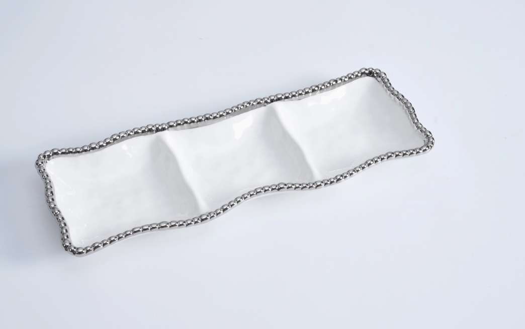 3 Section Serving Piece