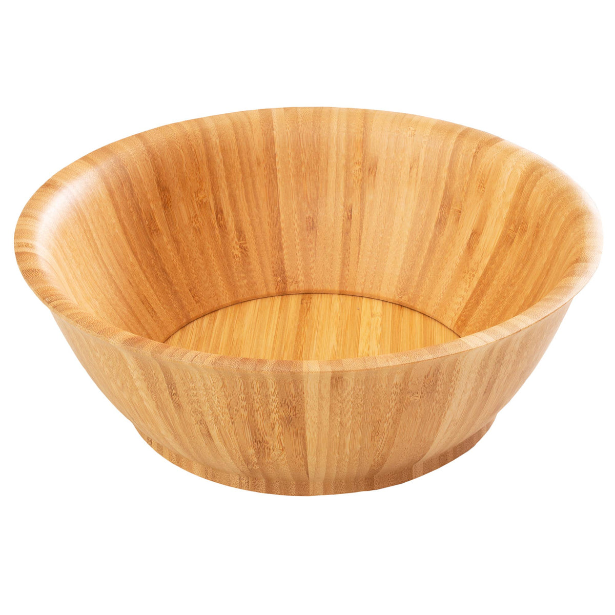12" Flared Bamboo Salad Bowl