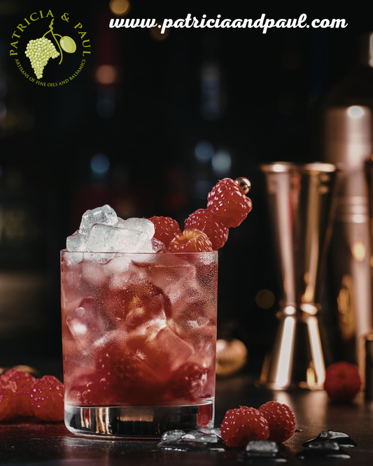 Raspberry Balsamic Shrub Cocktail