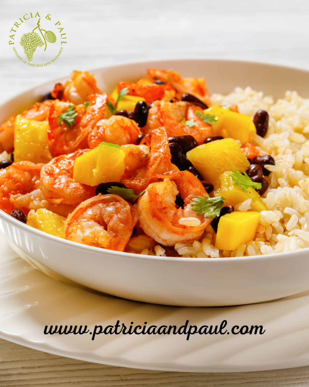 Tropical Coconut Lime Shrimp⁠