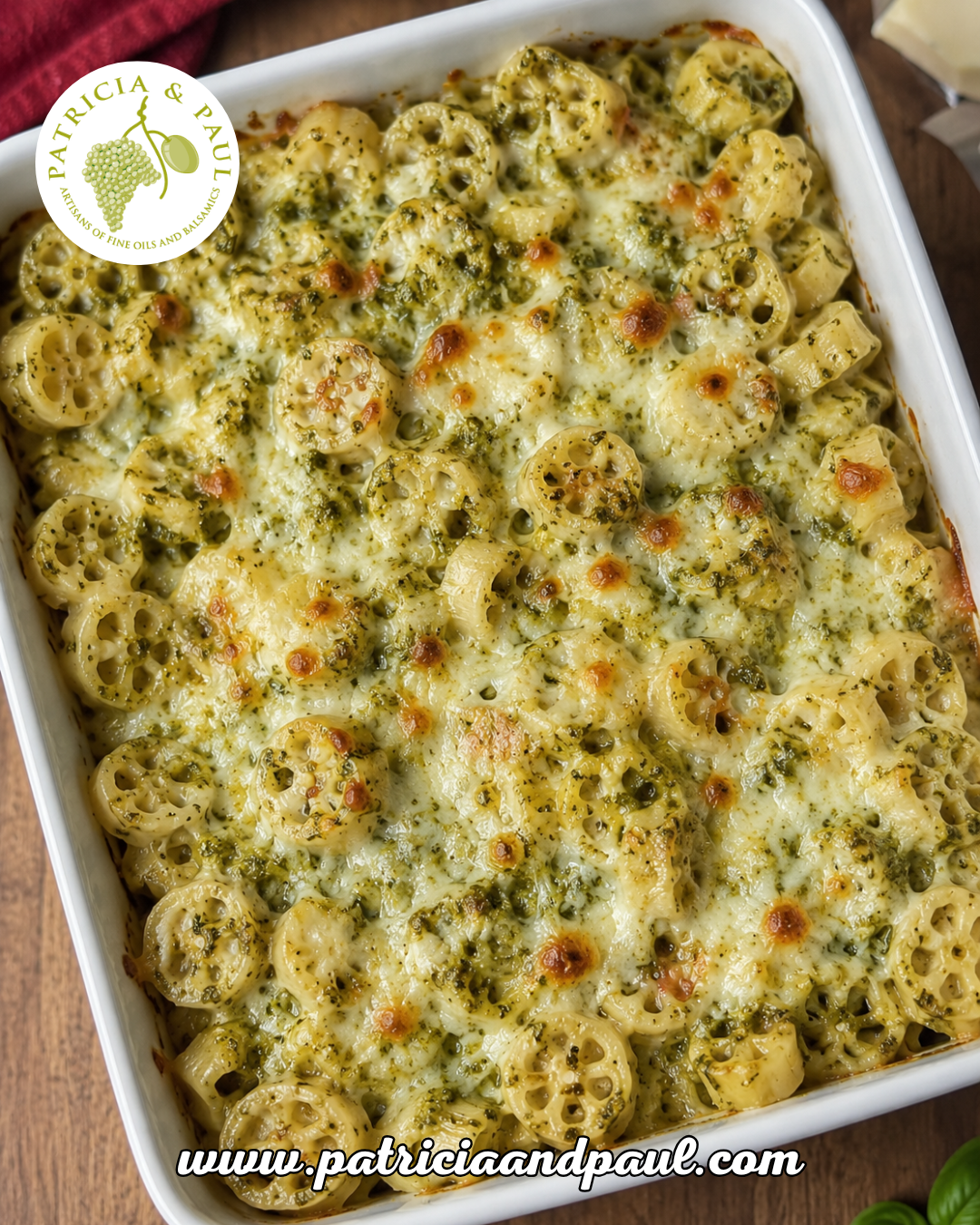 The "Goal" Pesto & Mozzarella Bake