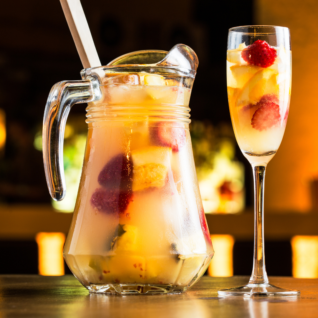 Pineapple and Blueberry Sangria