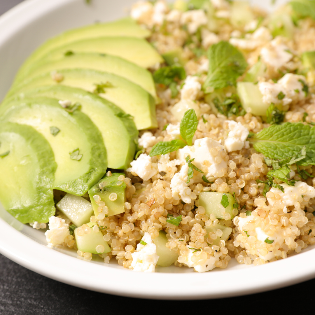 Quinoa, Feta and Avocado Salad