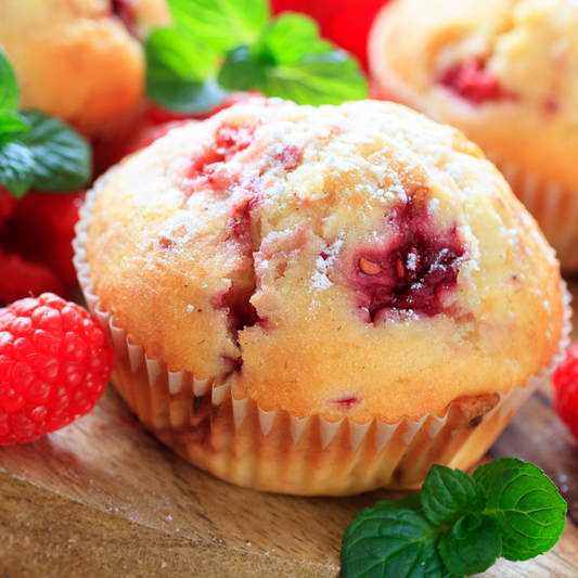 Raspberry Chocolate Chunk Muffins