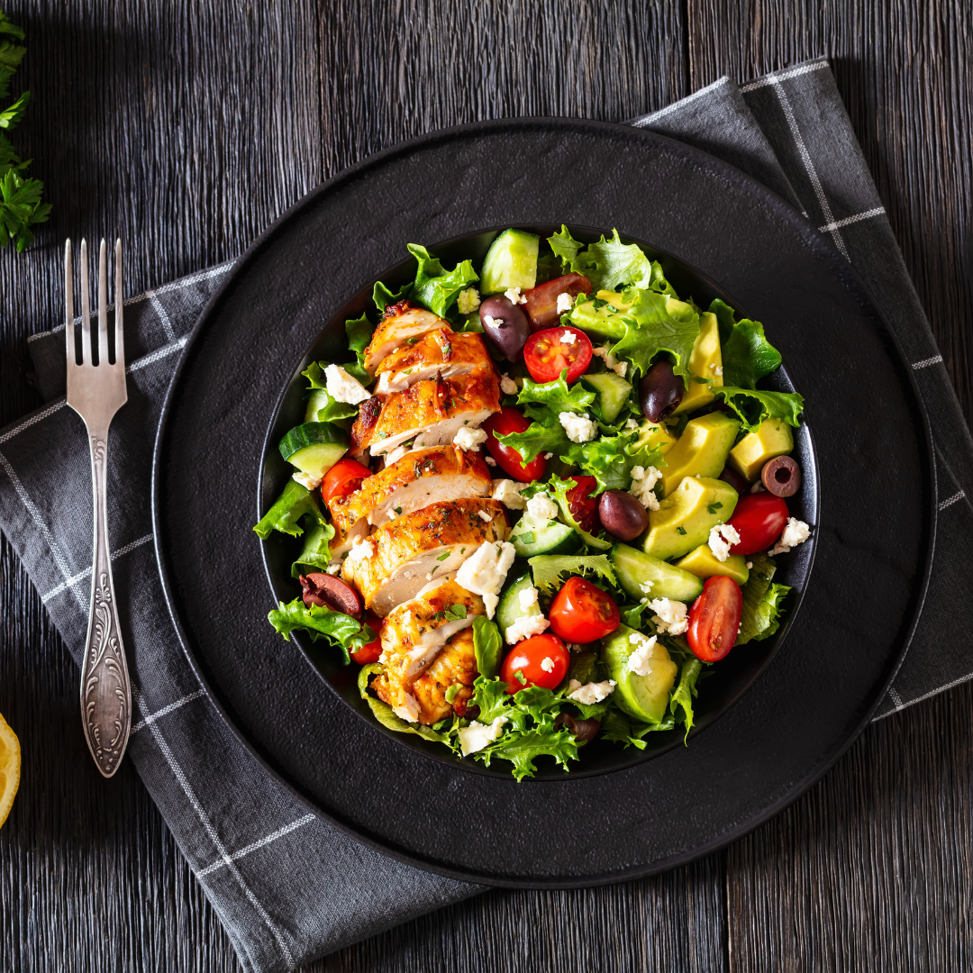 Winter Green Salad with Tangerines and Olives