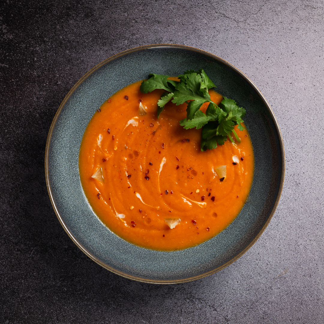 Spicy Roasted Carrot Soup