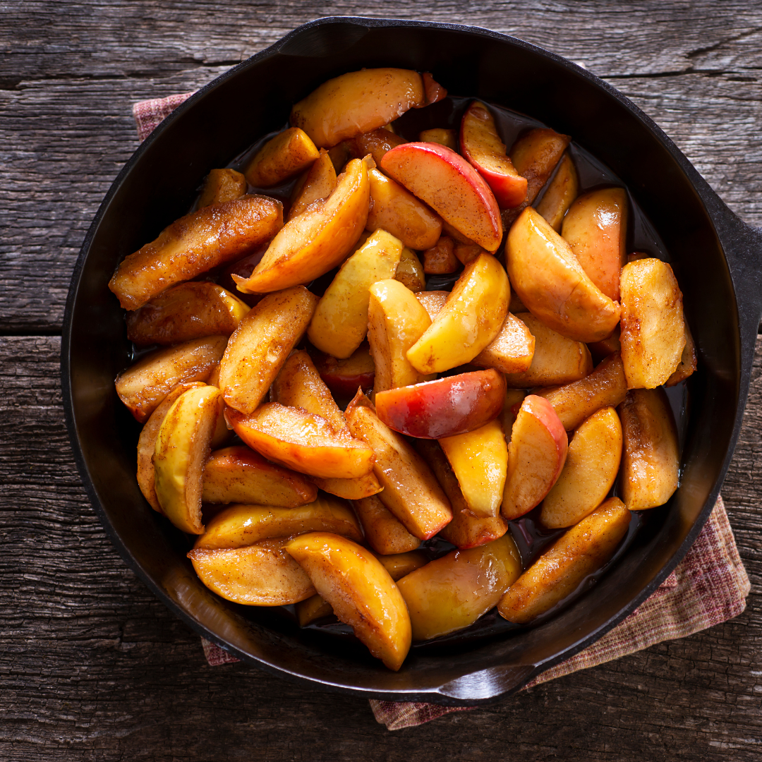 Apple Balsamic Chunks with Toasted Walnuts