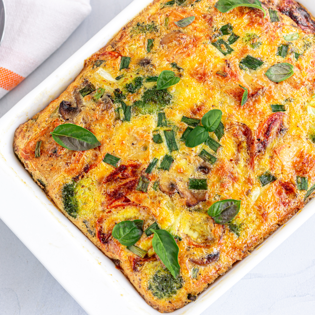 Basil Egg Bake