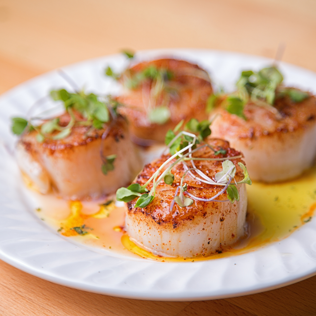 Blood Orange Scallops