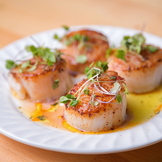 Blood Orange Scallops