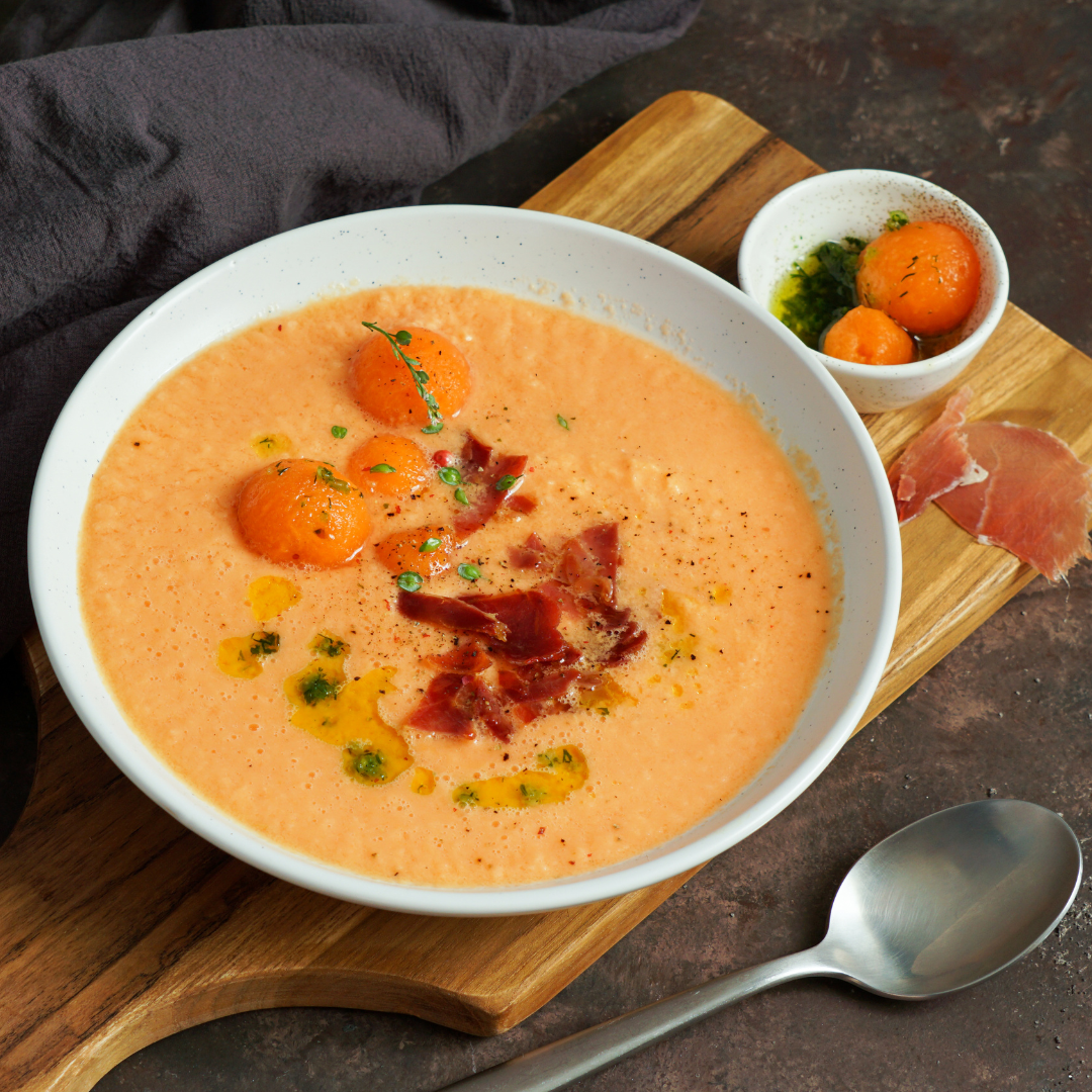 Cantaloupe Gazpacho