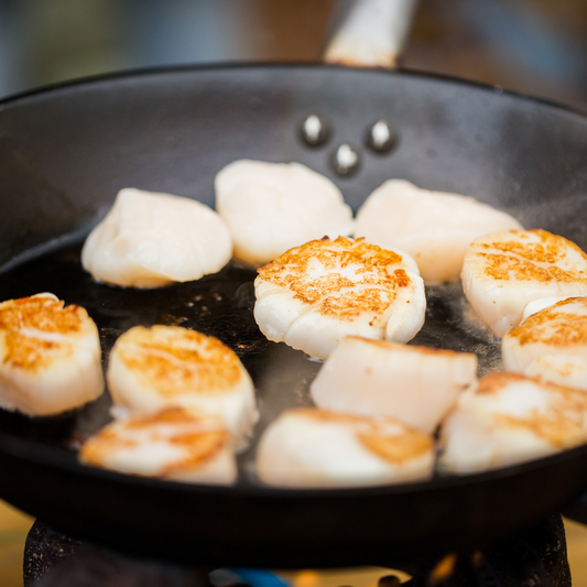 Cast Iron Scallops