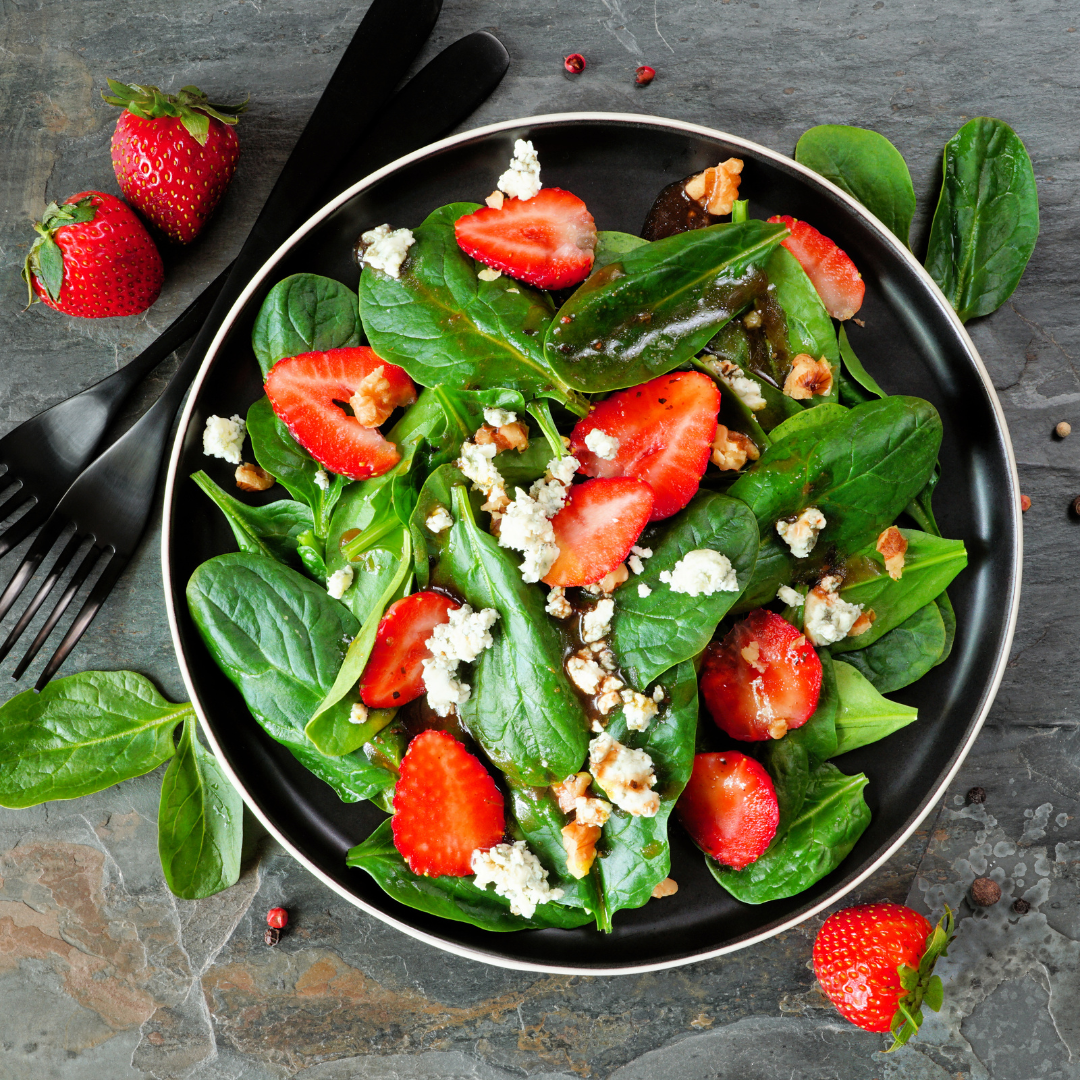 Classic Strawberry and Spinach Salad