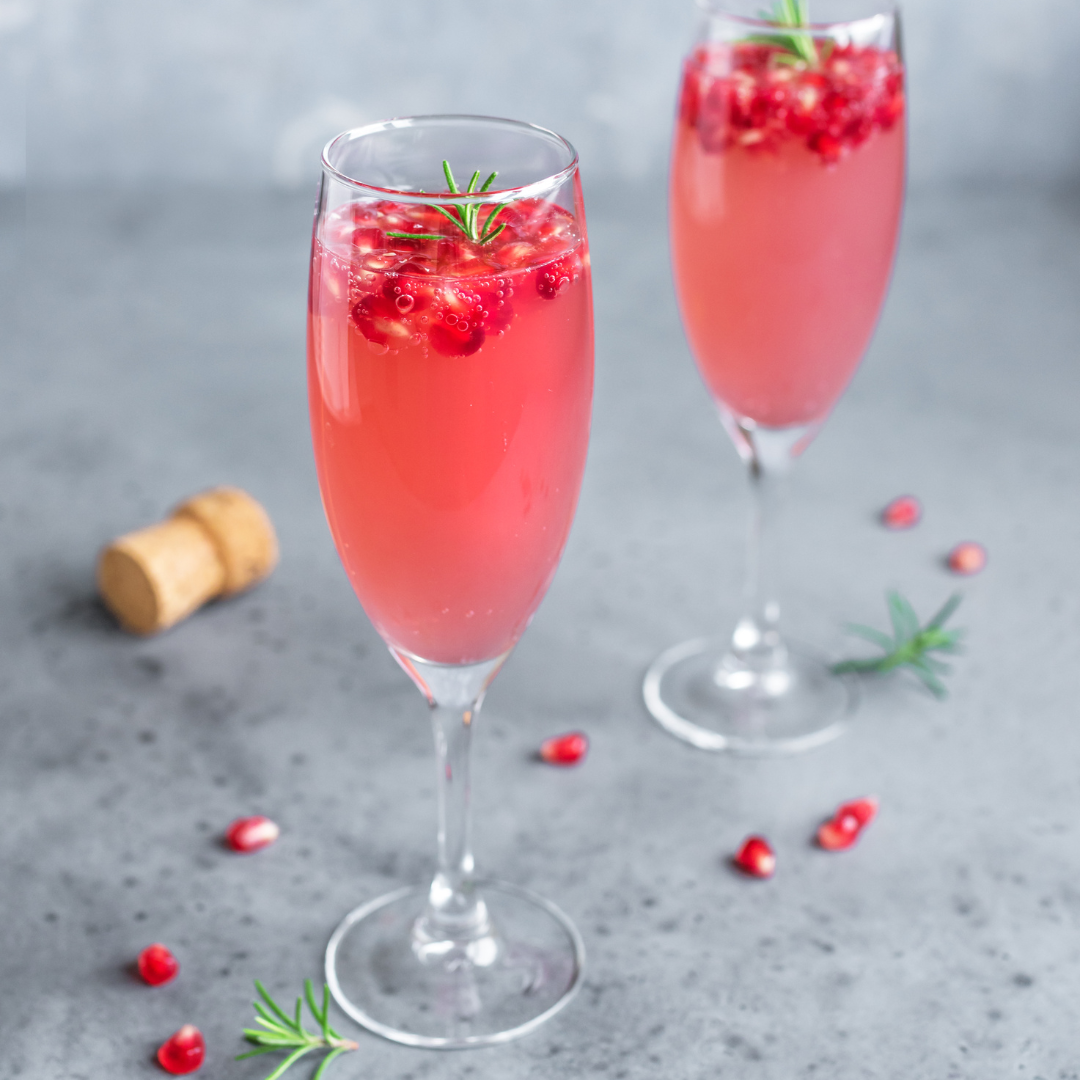 Cranberry Champagne Splash Cocktail