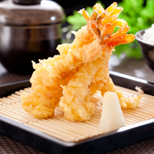 Ebi Tempura With Ginger and Lime Dipping Sauce