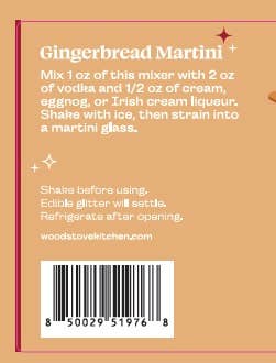 Gingerbread Sparkle Cocktail & Mocktail Mixer, 16 fl oz
