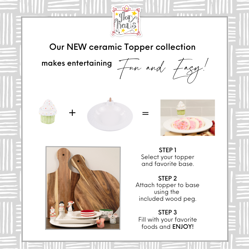 Gold Cross Charcuterie Topper - Easter Decor