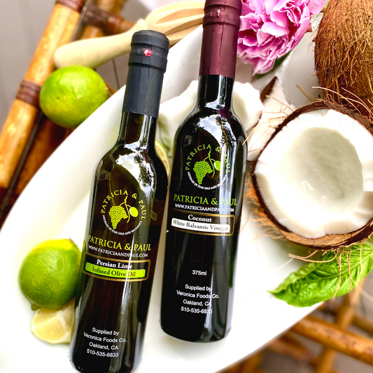 Persian Lime Fused Olive Oil + Coconut White Balsamic Pairing