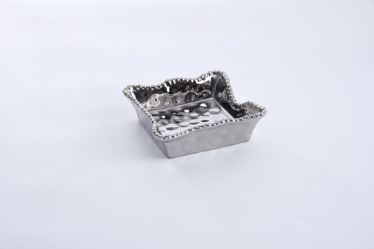 Cocktail Napkin Holder-Silver