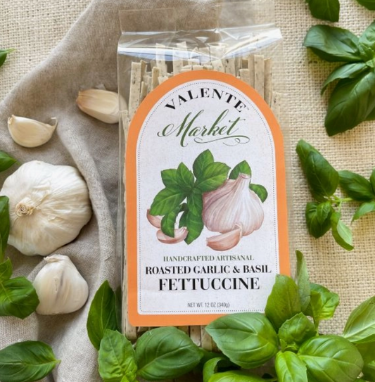 Roasted Garlic & Basil Fettuccine