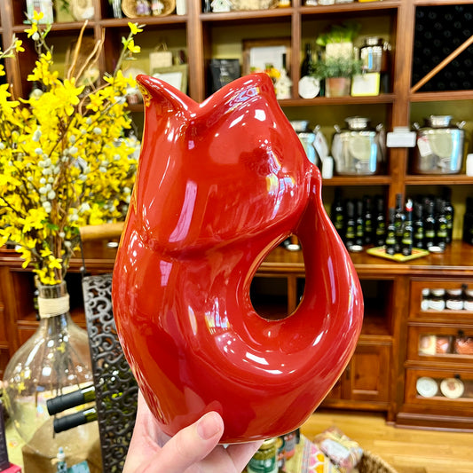 Red Gurgle Pot