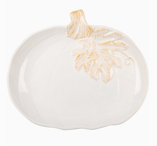 White Pumpkin Plate