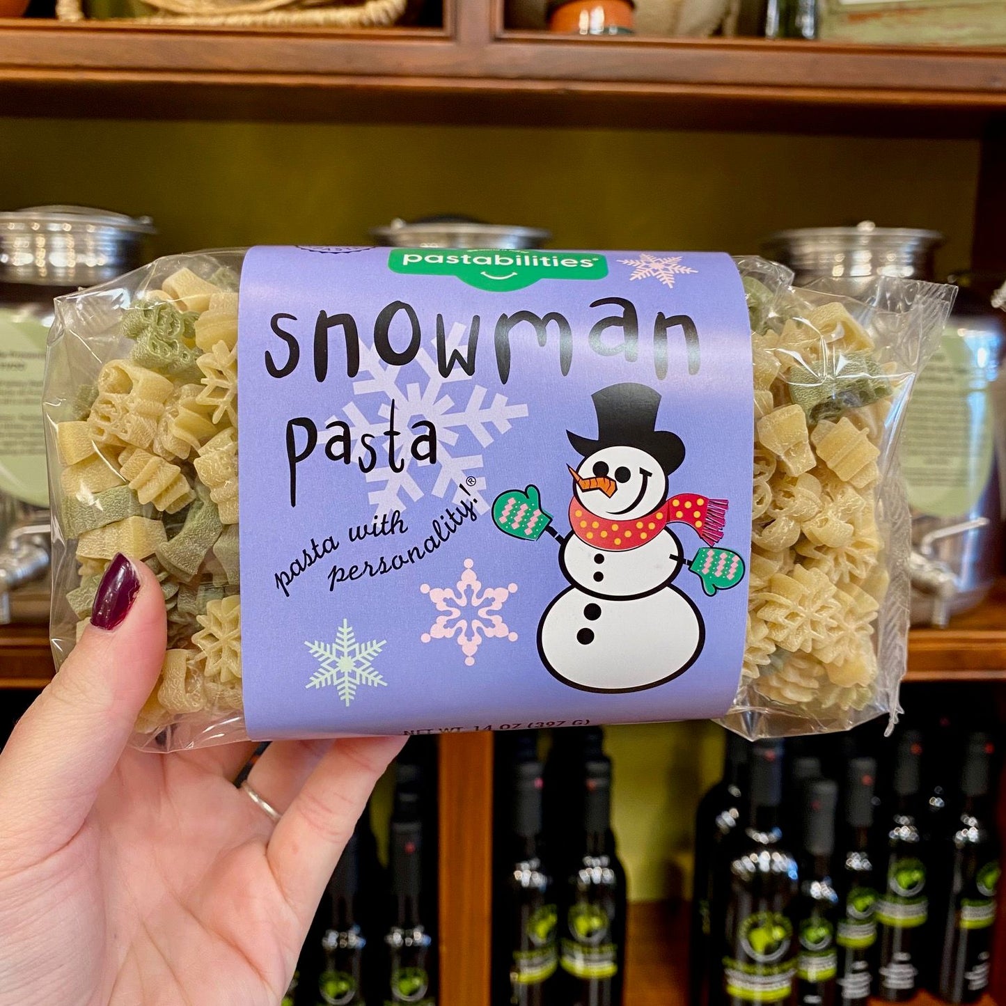 Snowman Pasta