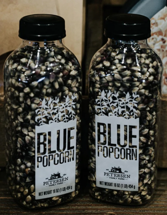 Blue Popcorn Kernels