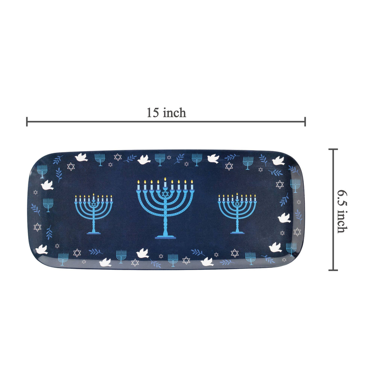 Hanukkah 15" Melamine Tray