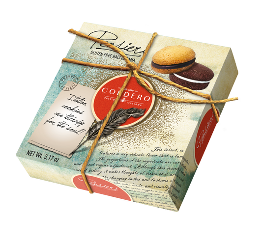 Gluten Free Baci di Dama in Red Gift Box