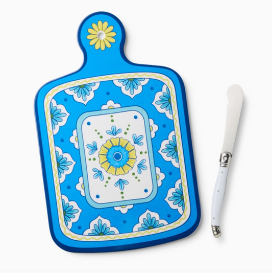 Porto Cheese Board 13.25in X 8in with Knife 9.25in