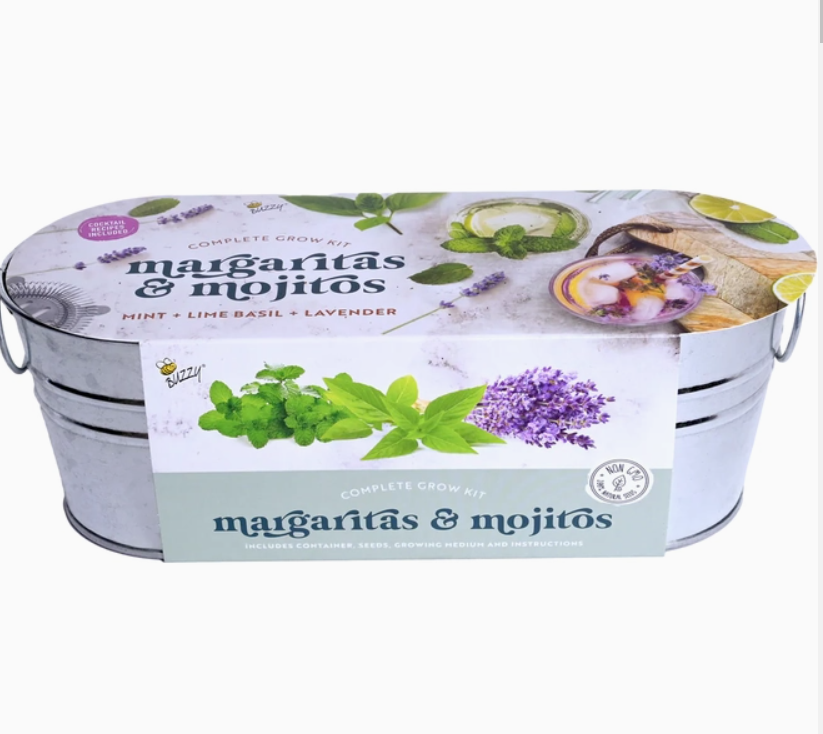 Cocktail Herb Grow Kit Mint Basil Lavender