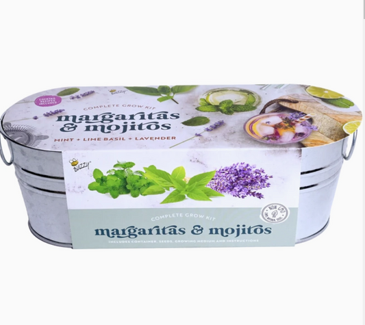 Cocktail Herb Grow Kit Mint Basil Lavender