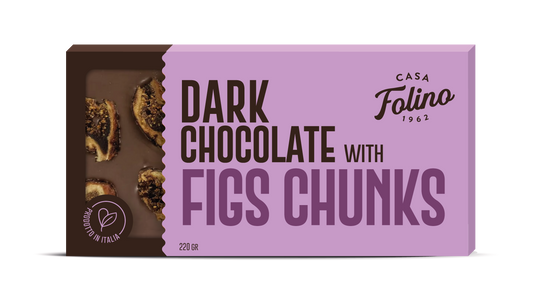 Dark Chocolate with Fig Chunks Chocolate Bar