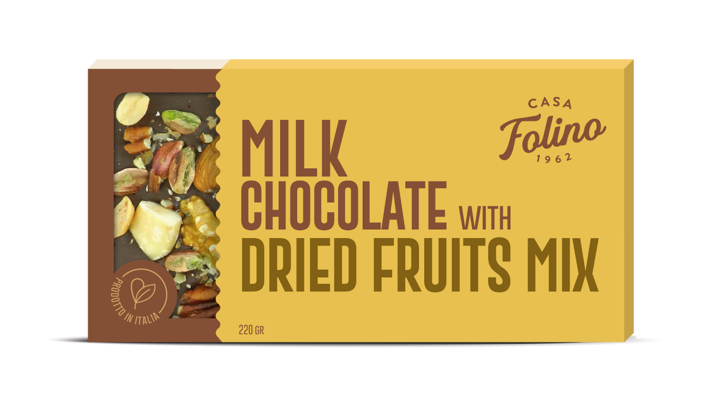 Dried Fruit Milk Chocolate Bar