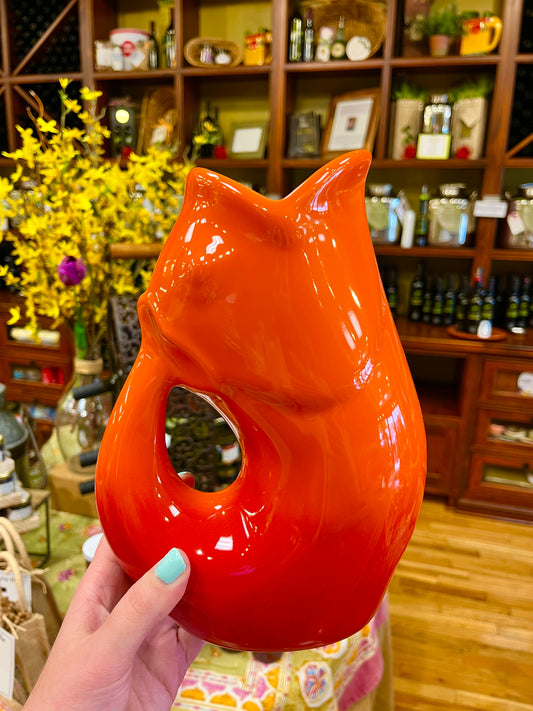 Red Ombre Gurgle Pot